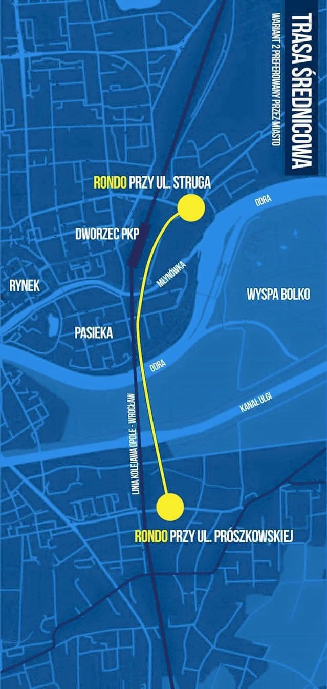 trasa średnicowa w Opolu