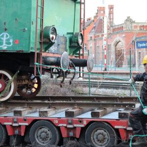 lokomotywa z Opola Głównego w powietrzu