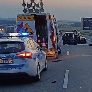 Wypadek na autostradzie A4 w powiecie krapkowickim w dniu 20 maja 2023