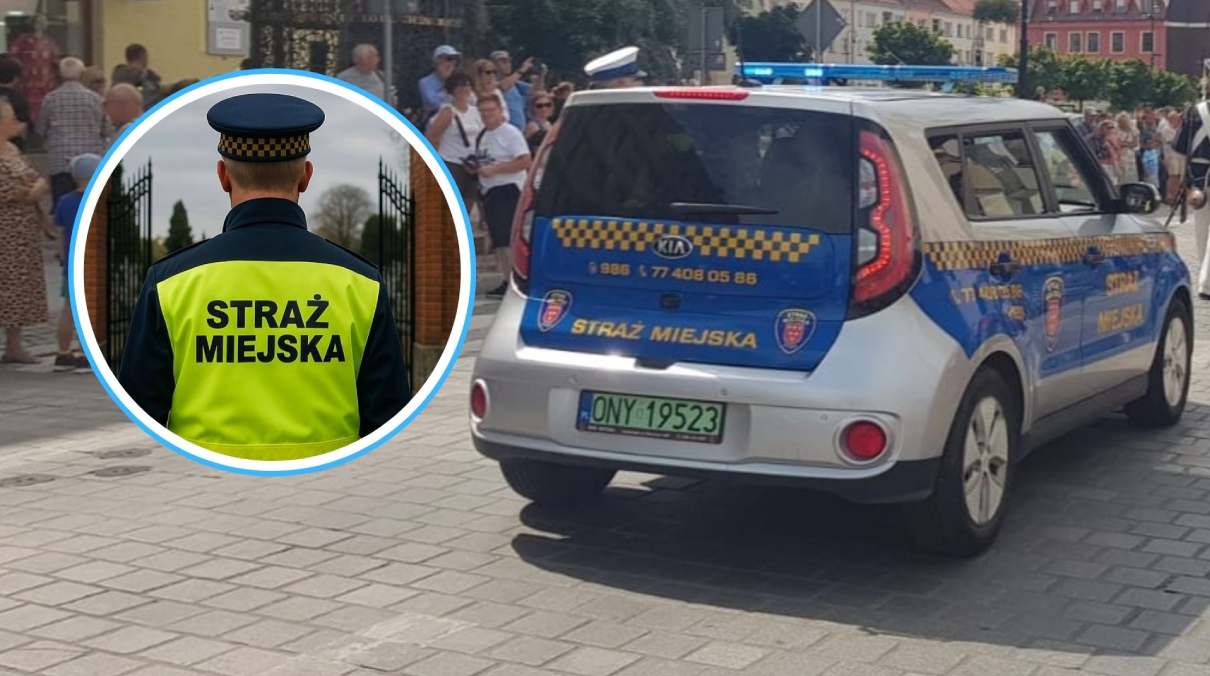 straż miejska w Nysie radiowóz