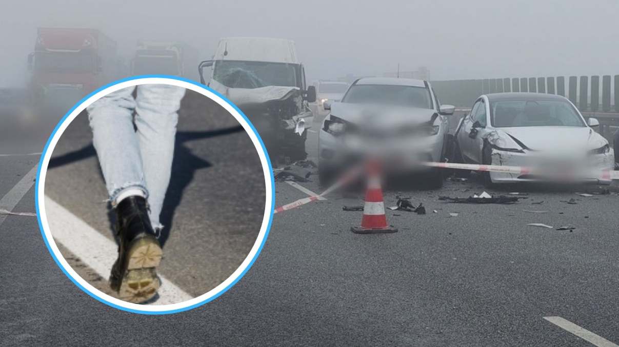 Tragiczna śmierć na A4. Przeżyła karambol, zginęła potrącona przez auto