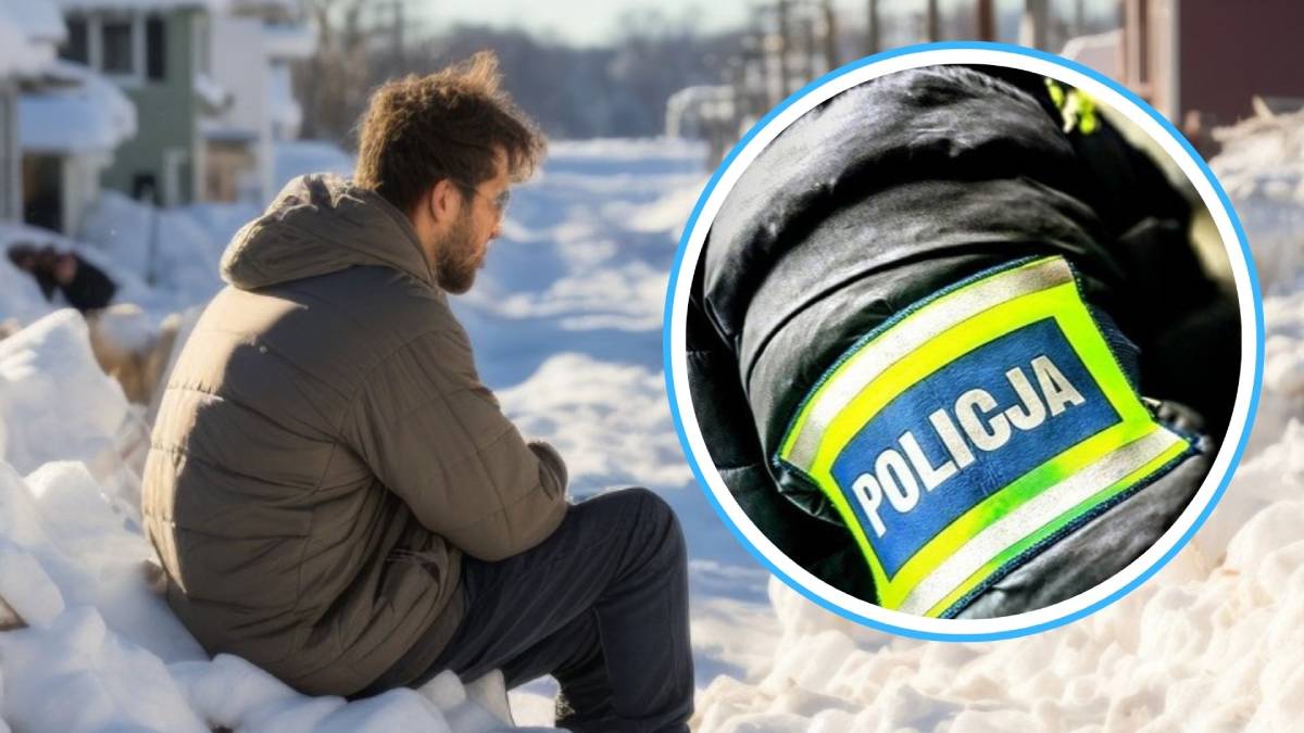 Olesno. Szybka reakcja świadka uratowała 63-latka przed zamarznięciem