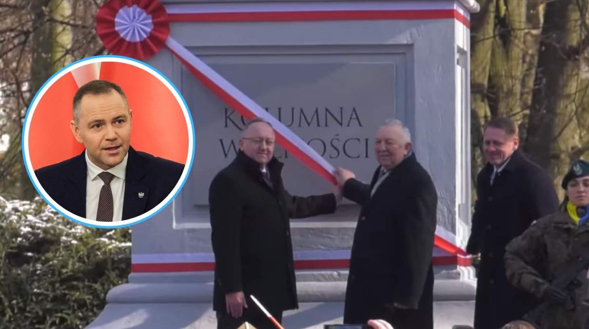 Kolumna Wolności odsłonięta. Prezydent Karol Nawrocki jednak nie przyjechał