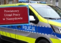 ukradł tablicę PUP w Namysłowie