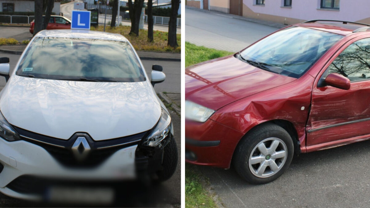 Instruktorka nauki jazdy na „podwójnym gazie”. Wjechała w inny samochód