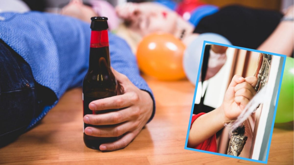 Pięciolatka płakała w domu. Jej pijany tata miał trzy promile