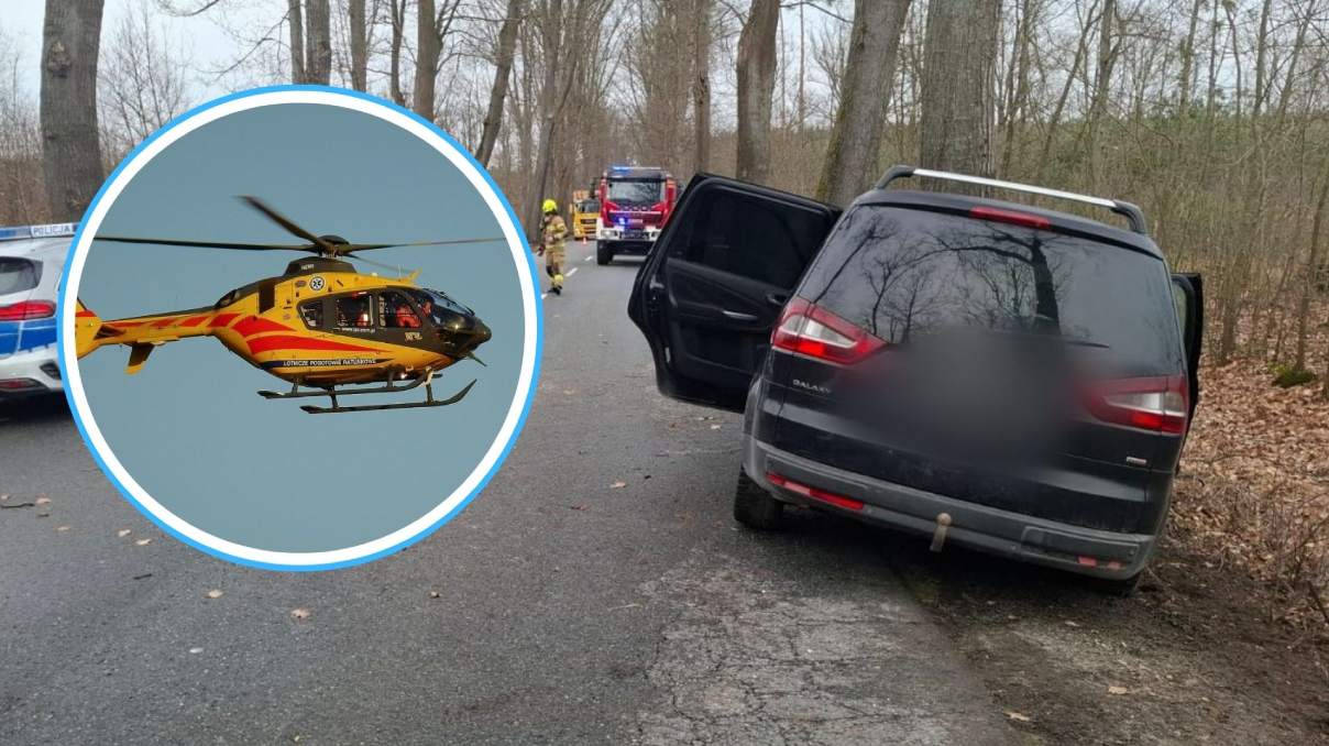 Po pijaku wjechał w drzewo. Jego 6-letni syn przez cały czas jest w szpitalu