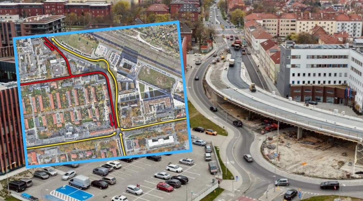 Nowe rondo w Opolu częściowo przejezdne. Duże zmiany w centrum miasta