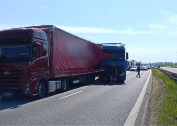 wypadek na autostradzie A4 Przylesie