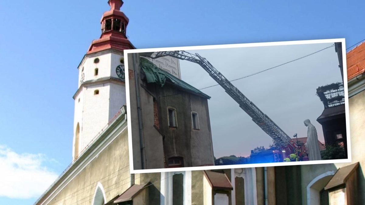 Ulewa nad Opolszczyzną. Strażacy ratowali zabytkowy kościół w Białej