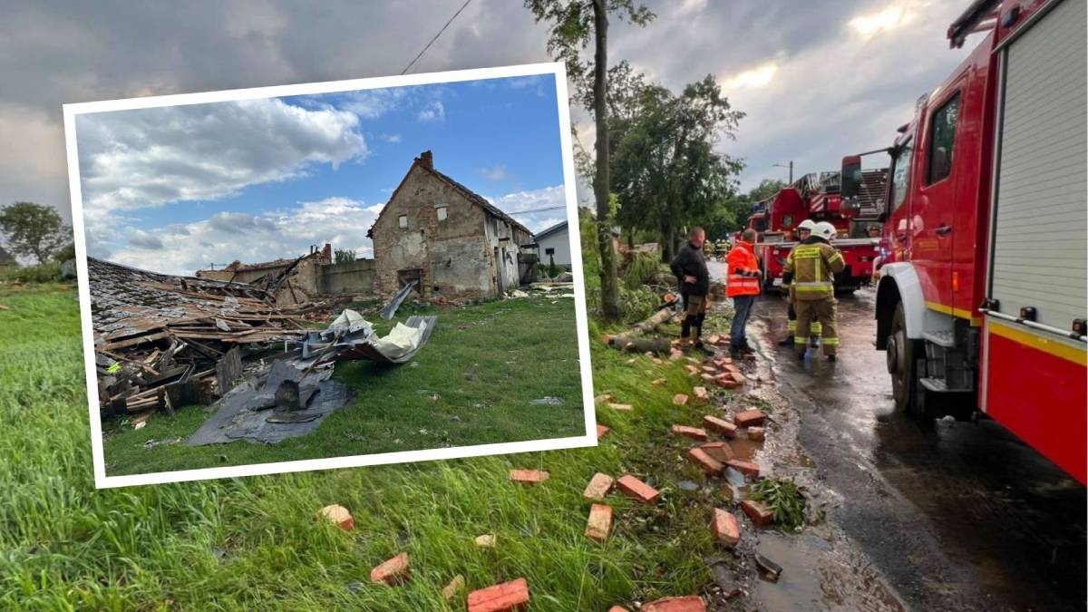 Tornado w Balcarzowicach? „Wąski szlak potwierdza trąbę powietrzną”
