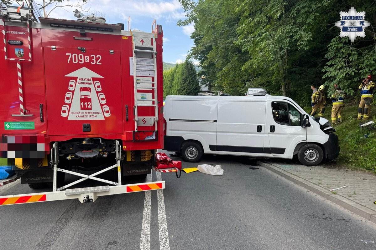 Tragiczny wypadek pod Żywcem. Uczestniczył w nim Opolanin