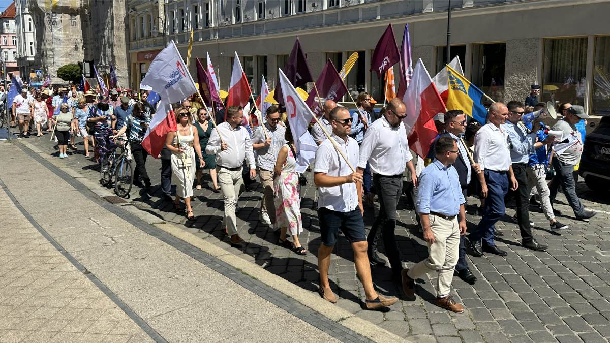 marsz przeciwko przemocy w Opolu