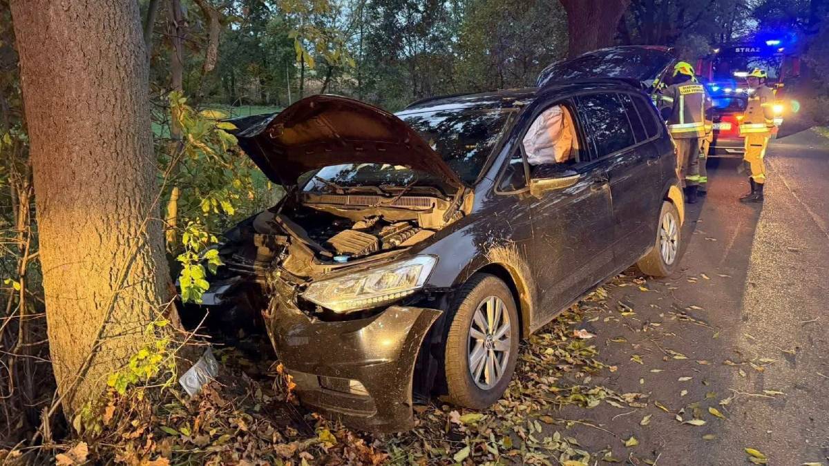 Tragiczny wypadek samochodowy w Zagwiździu. Nie żyje dwóch nastolatków